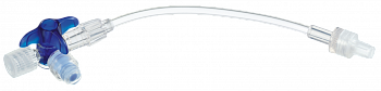 Кран 3-ходовой Дискофикс С с Сэйффлоу 360° синий линия 50 см купить в Тольятти