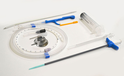 Система для венозно-артериального доступа c портом эллипсовидным PORT TI (титановым) с катетером 8 F и набором для установки купить оптом в Тольятти