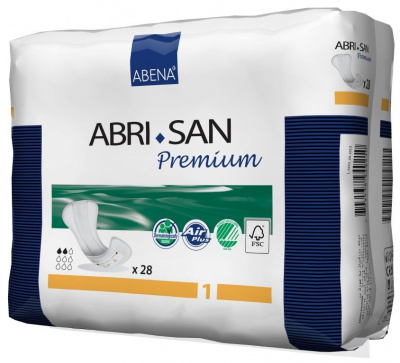 Урологические прокладки Abri-San Premium 1, 200 мл купить оптом в Тольятти
